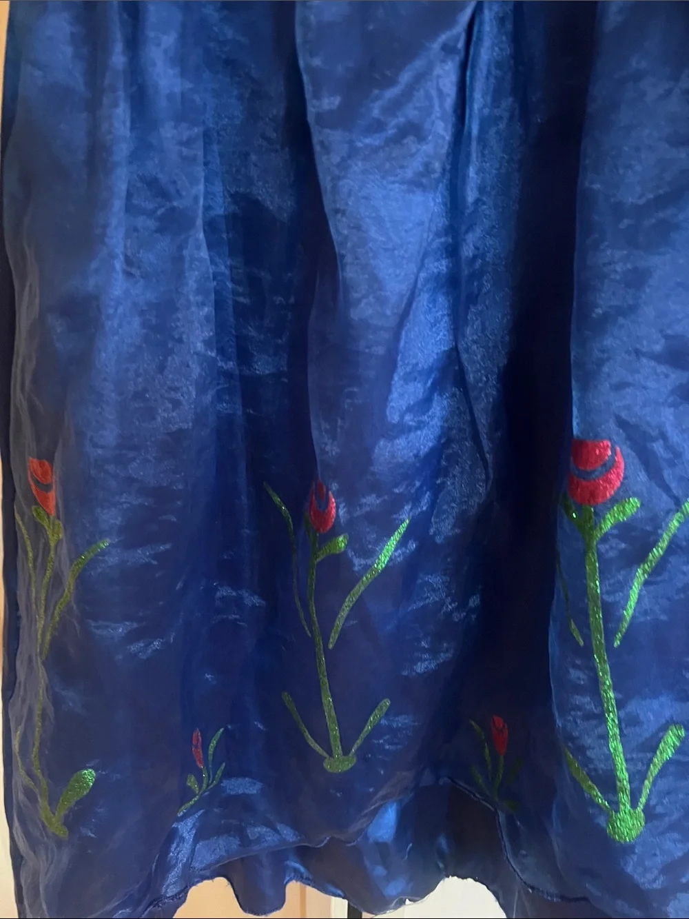 🎃👸🏻Elsa Princess Dress-Up Costume 32 inch long sz 4-6 T